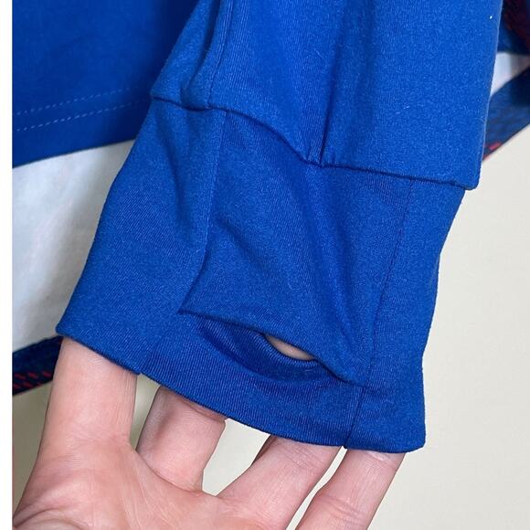 NFL Official Women Small New York Giants Long Sleeve Stretch Lightweight Hoodie - Picture 3 of 4